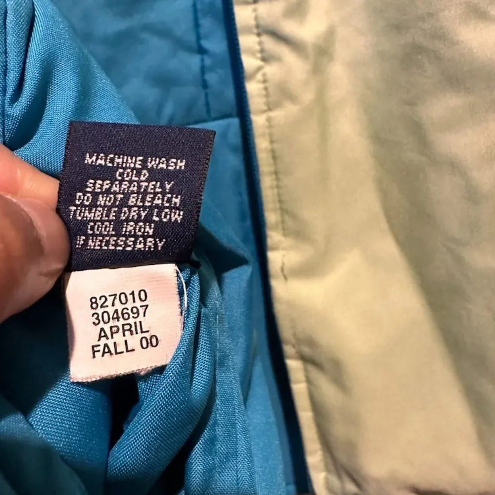 NEW GAP Girl Double Sided Vest in Blue & Green - Size L